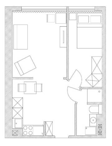 Фото номера Апартаменты с 2 спальнями Апартаменты Apartament Słodowiec г. Варшава 34
