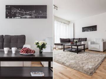 Фото номера Апартаменты Делюкс с 1 спальней Апартаменты Chopin Apartments - Platinum Towers г. Варшава 6