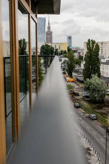 Фото номера Апартаменты Делюкс Апартаменты Warsaw City View Apartment г. Варшава 17