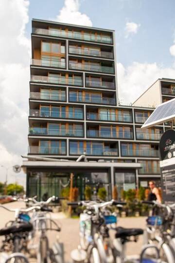 Фото номера Апартаменты Делюкс Апартаменты Warsaw City View Apartment г. Варшава 25