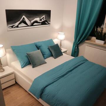 Фото номера Апартаменты с гидромассажной ванной Апартаменты Apartamenty Nad Jeziorkiem г. Варшава 12