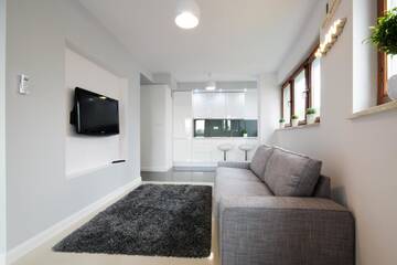 Фото номера Номер-студио Делюкс с балконом Апартаменты erApartments Wronia Oxygen г. Варшава 4
