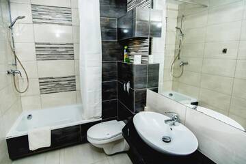 Фото номера Двухместный номер-студио Делюкс с 1 кроватью Апартаменты erApartments Wronia Oxygen г. Варшава 13