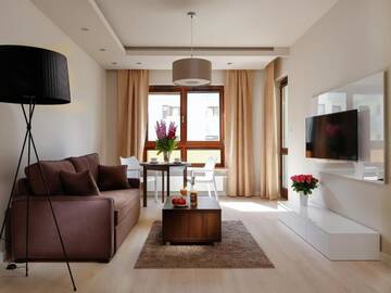Фото номера Апартаменты с 1 спальней Апартаменты Chopin Apartments - Capital г. Варшава 10
