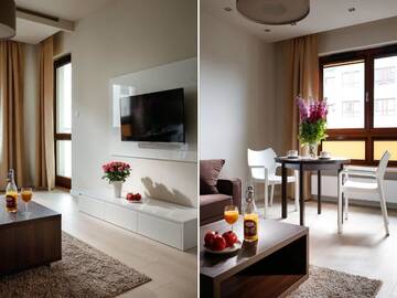 Фото номера Апартаменты с 1 спальней Апартаменты Chopin Apartments - Capital г. Варшава 5