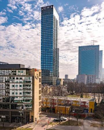 Фото номера Апартаменты Делюкс с 1 спальней - Grzybowska, 16/22 Апартаменты P&amp;O City Center Apartments г. Варшава 22