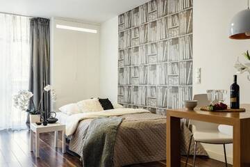 Фото номера Апартаменты Делюкс с 1 спальней - Grzybowska, 16/22 Апартаменты P&amp;O City Center Apartments г. Варшава 9