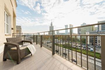 Фото номера Апартаменты «Премьер» с 2 спальнями - Marszałkowska, 140 Апартаменты P&amp;O City Center Apartments г. Варшава 2