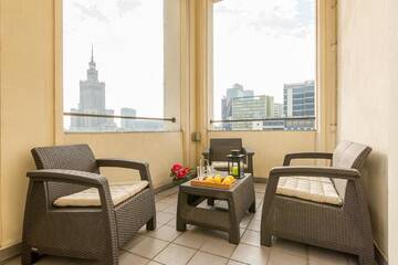 Фото номера Апартаменты «Премьер» с 2 спальнями - Marszałkowska, 140 Апартаменты P&amp;O City Center Apartments г. Варшава 3