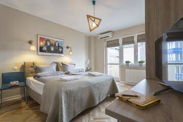 Фото номера Роскошные апартаменты с 2 спальнями - 38, Nowogrodzka Street Апартаменты P&amp;O City Center Apartments г. Варшава 4