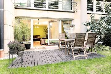 Фото номера Апартаменты с террасой Апартаменты Lovely Garden Flat near Royal Park г. Варшава 21