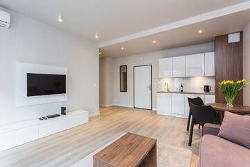 Фото номера Улучшенные апартаменты с 1 спальней Апартаменты Platinum Residence Mokotów г. Варшава 9