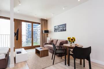 Фото номера Апартаменты-студио Апартаменты Platinum Residence Mokotów г. Варшава 4