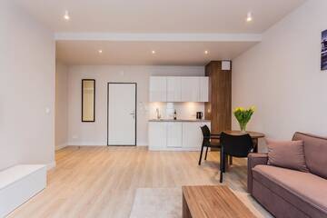 Фото номера Улучшенные апартаменты с 1 спальней Апартаменты Platinum Residence Mokotów г. Варшава 6