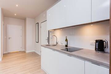 Фото номера Улучшенные апартаменты с 1 спальней Апартаменты Platinum Residence Mokotów г. Варшава 7