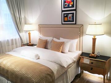 Фото номера Роскошный люкс с 2 спальнями и видом на сад (Piwna) Апартаменты Luxury Apartments MONDRIAN Old Town Market Square III г. Варшава 7