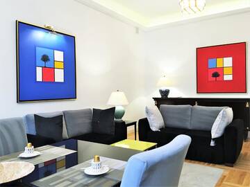 Фото номера Роскошный люкс с 2 спальнями и видом на сад (Piwna) Апартаменты Luxury Apartments MONDRIAN Old Town Market Square III г. Варшава 3
