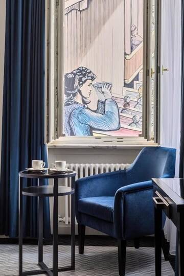 Фото номера Стандартный двухместный номер с 1 кроватью Отель Teatro Hotel г. Варшава 12