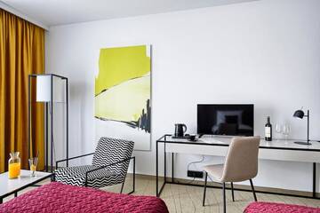 Фото номера Стандартный двухместный номер с 2 отдельными кроватями Отель Arche Hotel Krakowska г. Варшава 13