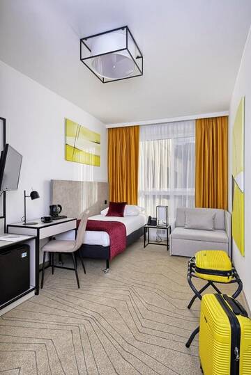 Фото номера Стандартный одноместный номер Отель Arche Hotel Krakowska г. Варшава 3