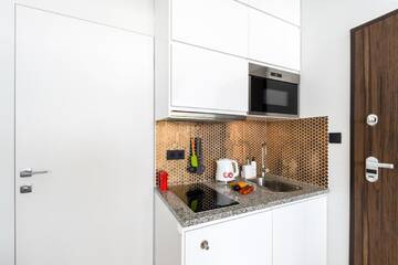 Фото номера Апартаменты с душем Апарт-отели Aparthotel Pawia Deluxe г. Варшава 6