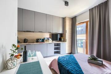 Фото номера Апартаменты-студио Апарт-отели Aparthotel Pawia Deluxe г. Варшава 7