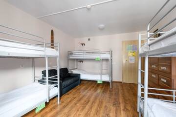 Фото номера Кровать в общем 6-местном номере для мужчин и женщин Хостелы Hostel Stara Praga Południe na Wiatracznej г. Варшава 8
