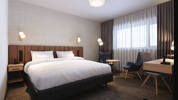 Фото номера Классический номер с 1 кроватью размера «king-size» Отель Four Points by Sheraton Warsaw Mokotow г. Варшава 6