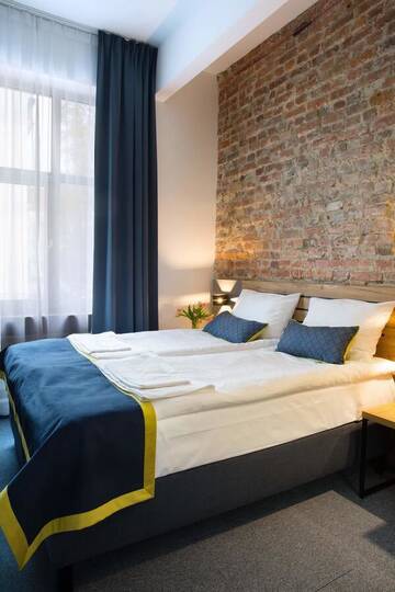 Фото номера Двухместный номер с 1 кроватью Отель Hotel Mokotów г. Варшава 7