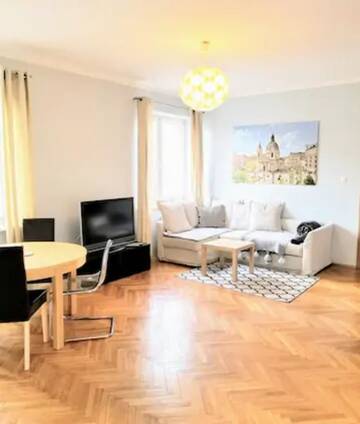 Фото номера Budget Double Sofa Bed in Shared Area Проживание в семье Center All NEW Apartment with View г. Варшава 2