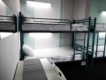 Фото номера Кровать в общем 6-местном номере для мужчин и женщин Хостелы DanHostel г. Варшава 10