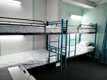Фото номера Кровать в общем 6-местном номере для мужчин и женщин Хостелы DanHostel г. Варшава 8