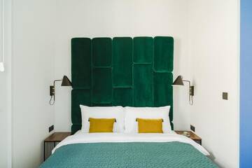 Фото номера Улучшенный двухместный номер с 1 кроватью Апарт-отели No.4 Residence г. Варшава 3