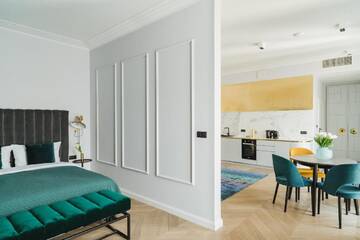 Фото номера Улучшенные апартаменты Апарт-отели No.4 Residence г. Варшава 2