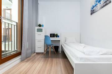 Фото номера Одноместный номер с общей ванной комнатой Проживание в семье Little Home - Krochmalna 58 г. Варшава 7