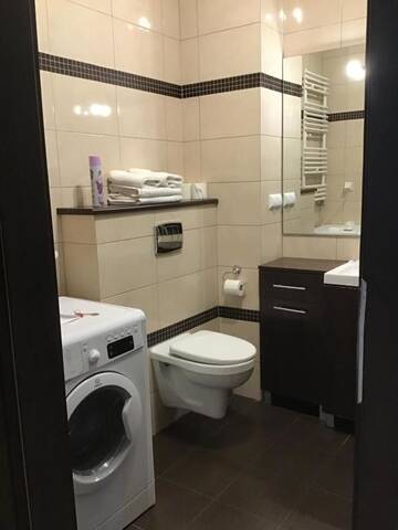 Фото номера Апартаменты с 1 спальней Апарт-отели Platinum Towers Hotel Apartments г. Варшава 30