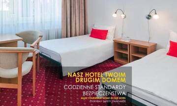 Фото номера Стандартный трёхместный номер &quot;плюс&quot; Отель Start Hotel Aramis г. Варшава 14