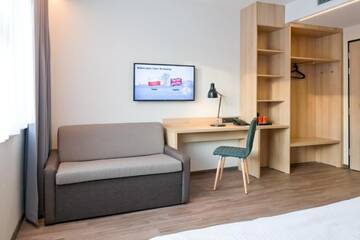 Фото номера Одноместный номер с собственной ванной комнатой Отель Start Hotel Atos г. Варшава 16