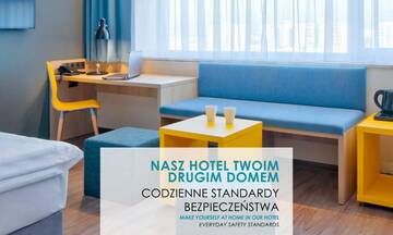 Фото номера Одноместный номер с собственной ванной комнатой Отель Start Hotel Atos г. Варшава 12