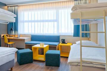 Фото номера Трехместный номер с собственной ванной комнатой Отель Start Hotel Atos г. Варшава 14