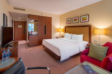 Фото номера Номер с кроватью размера «king-size» Отель Hilton Warsaw Hotel г. Варшава 9