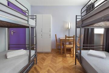 Фото номера Четырехместный номер с общей ванной комнатой Хостелы Tatamka Hostel г. Варшава 3